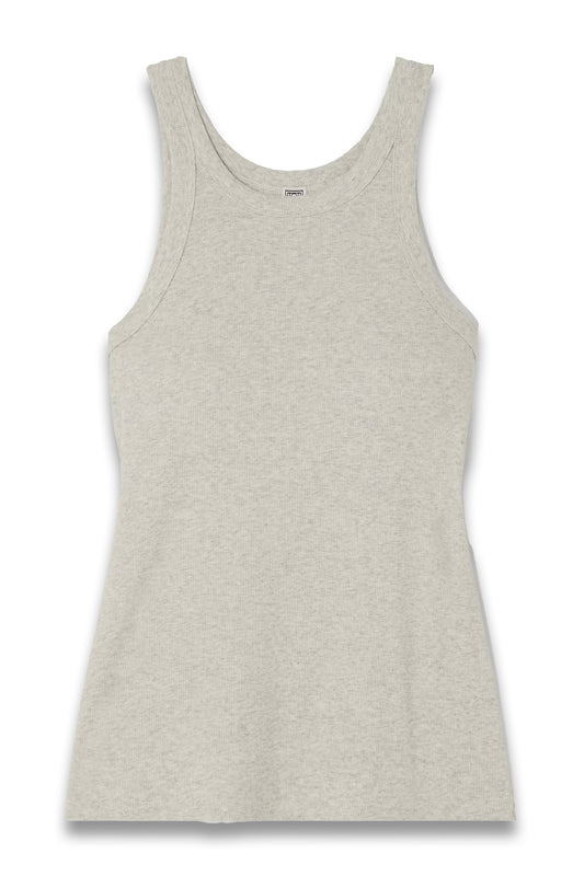 Ribbed Organic Cotton-Blend Jersey Tank