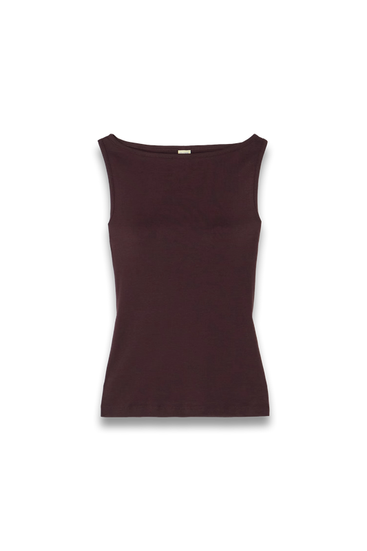 Timmi Ribbed Organic Cotton Tank