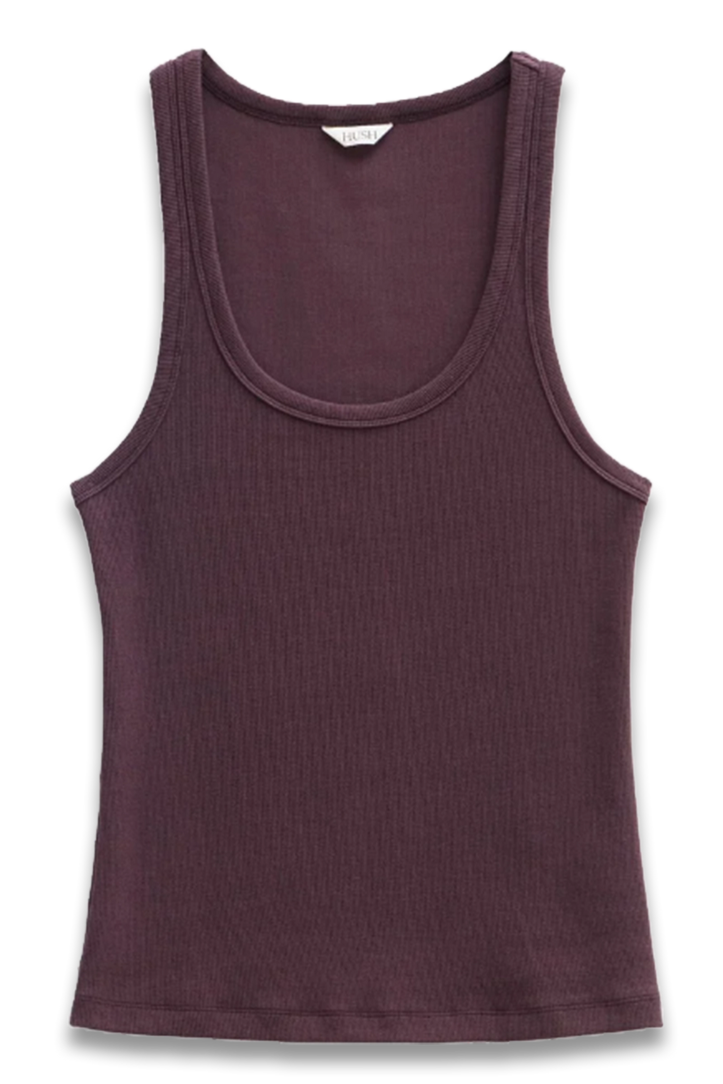 Scoop Neck Ribbed Vest