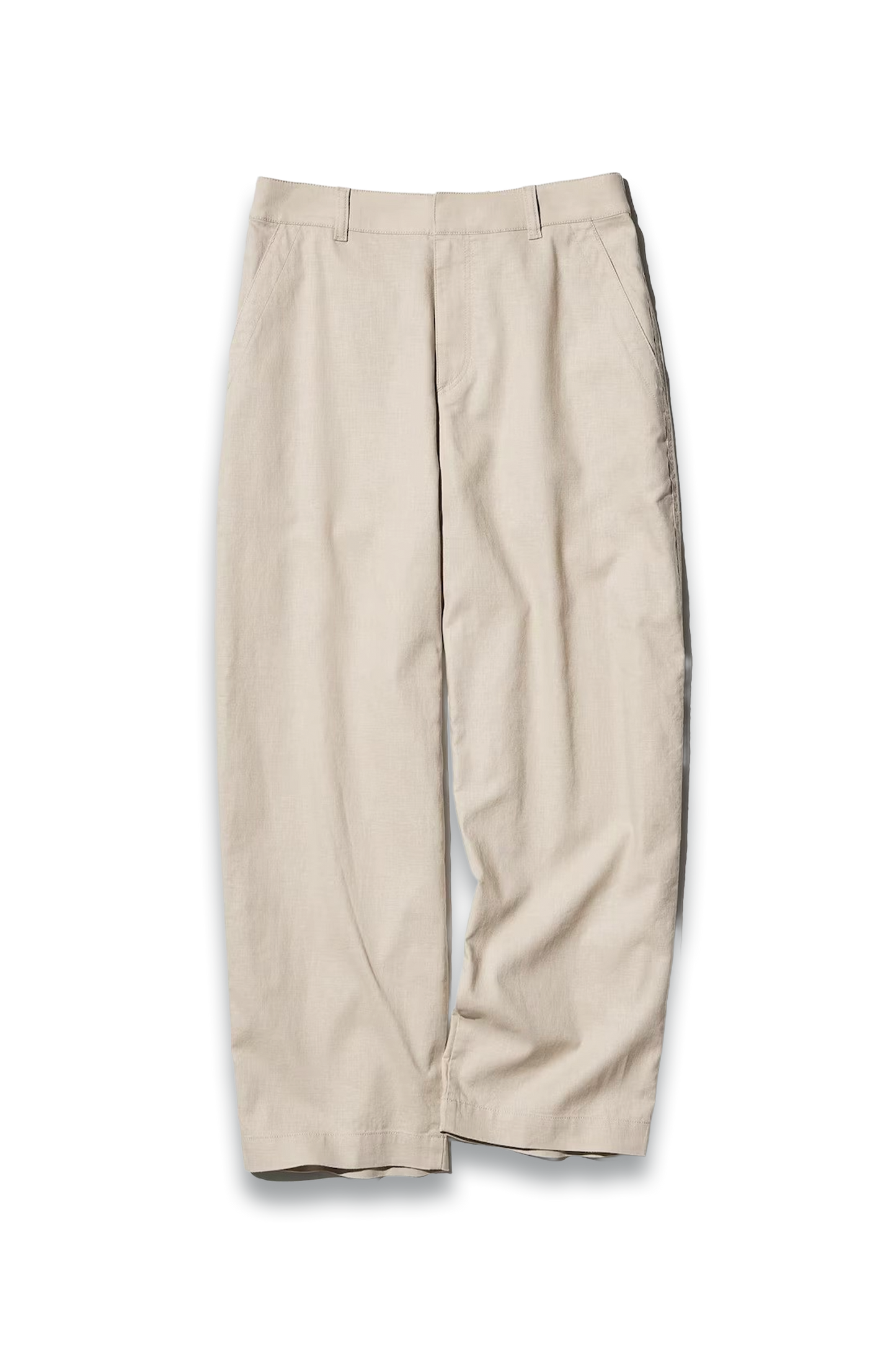 Linen Cotton Tapered Trousers