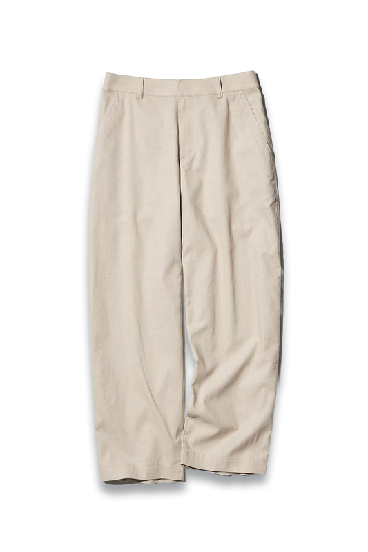 Linen Cotton Tapered Trousers