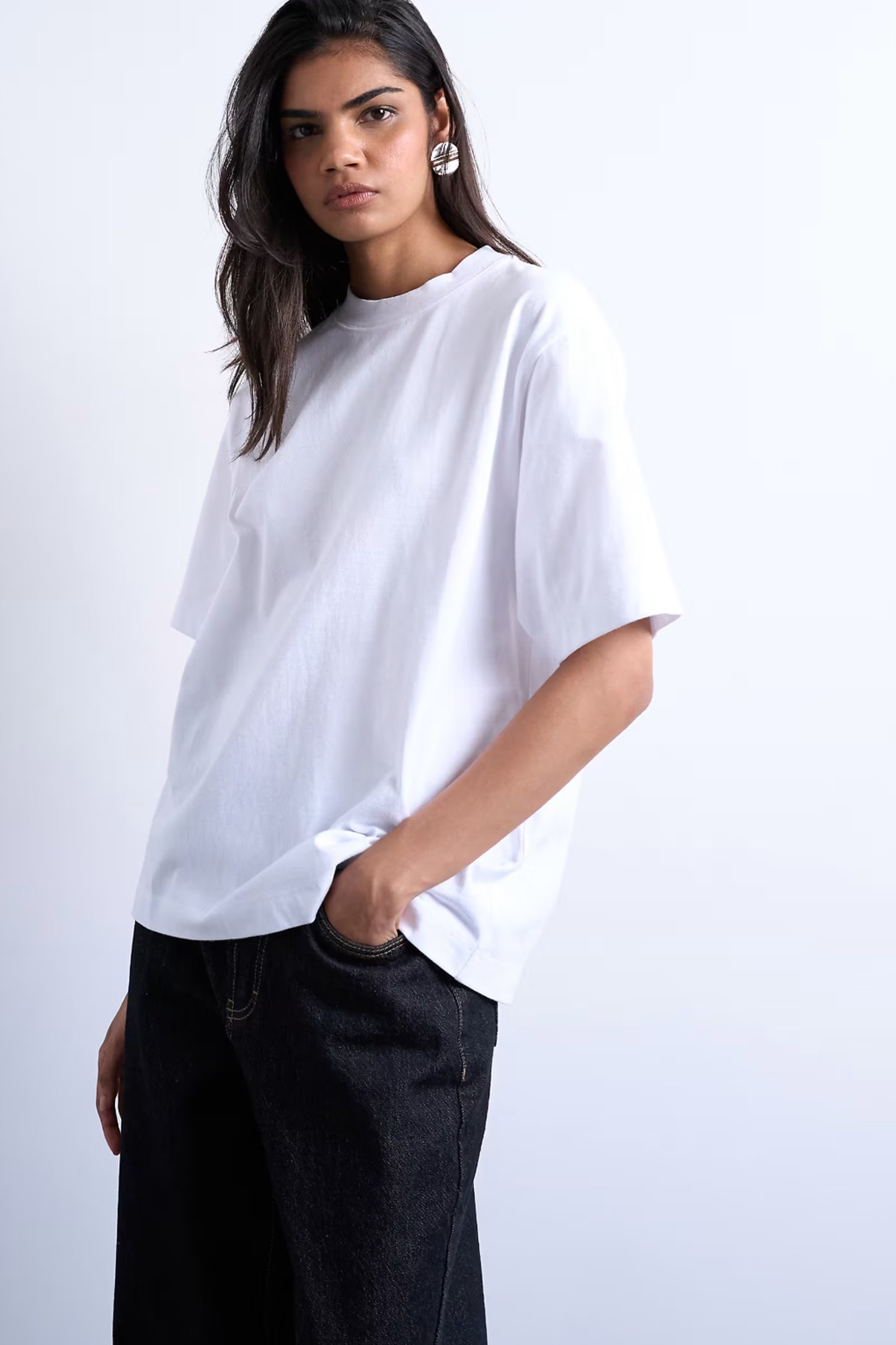 Premium Basic Short Sleeve Tee in White