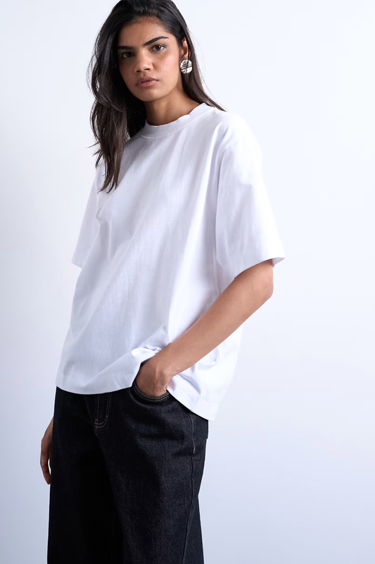 Premium Basic Short Sleeve Tee in White