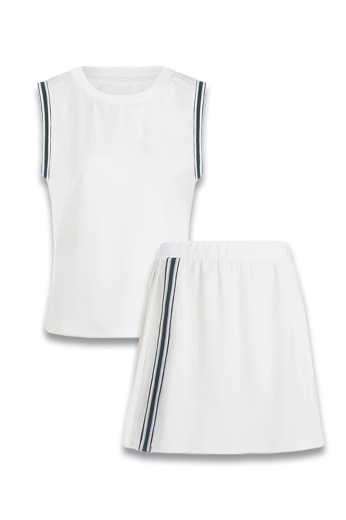 Wellings Recycled Fibre Sleeveless Top and Neyland Pleated-back Mini Skort