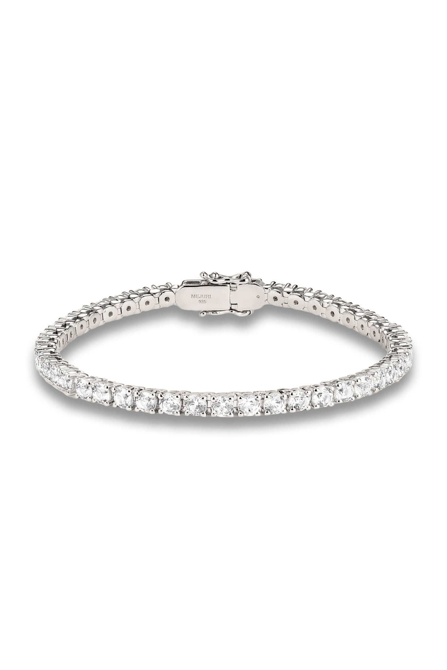 Lab Grown Sapphire Tennis Bracelet