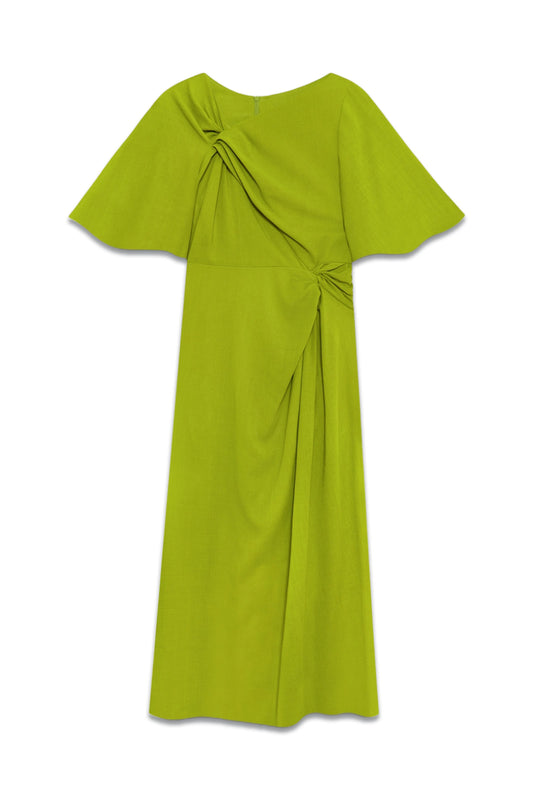 Cala Midi Dress Acer Green Fine Wool