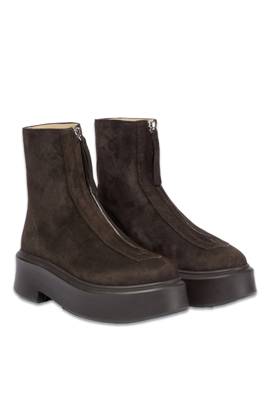 Zipped Boot 1 suede Ankle Boots