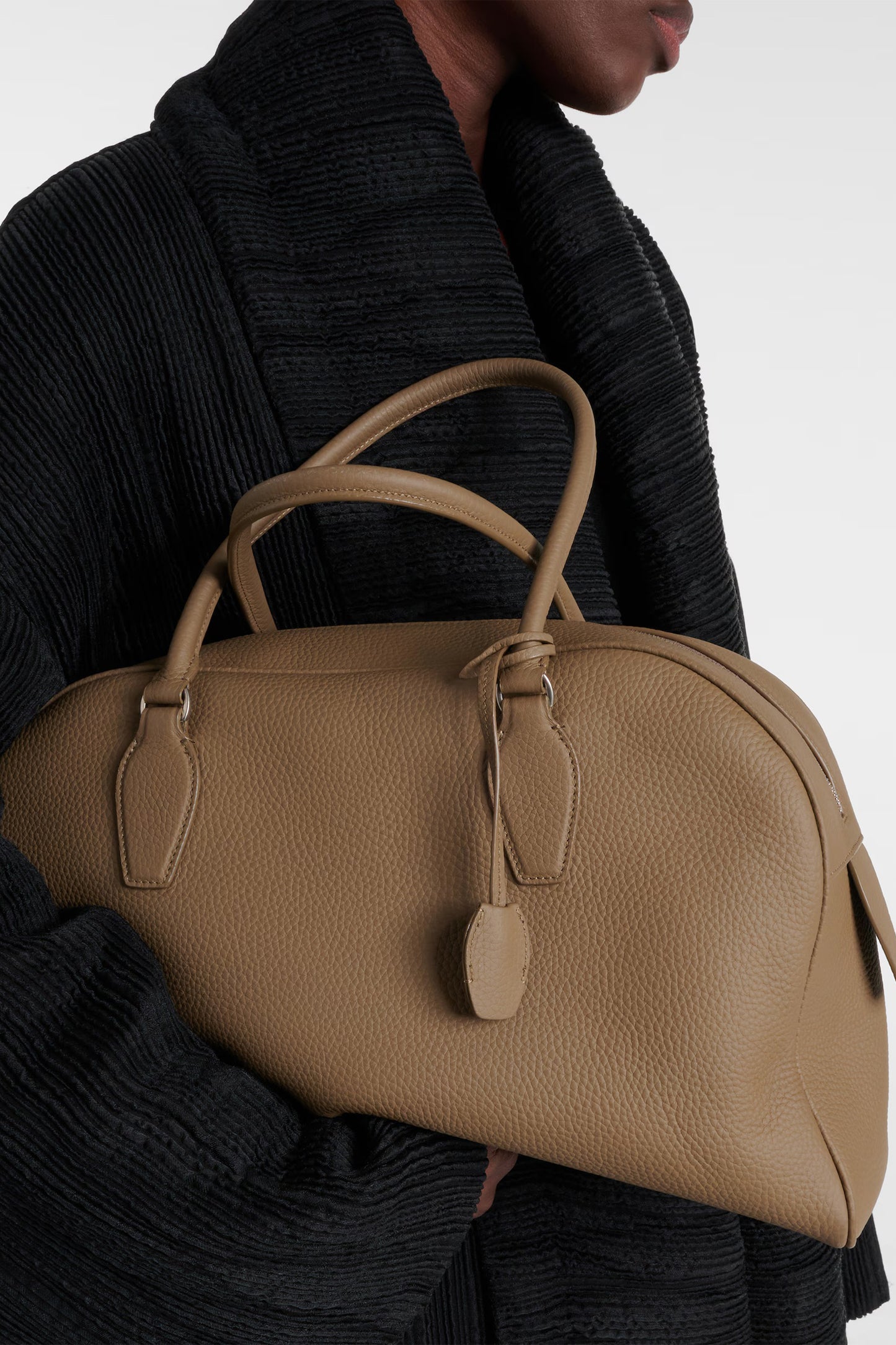 India 15.75 Leather Tote Bag