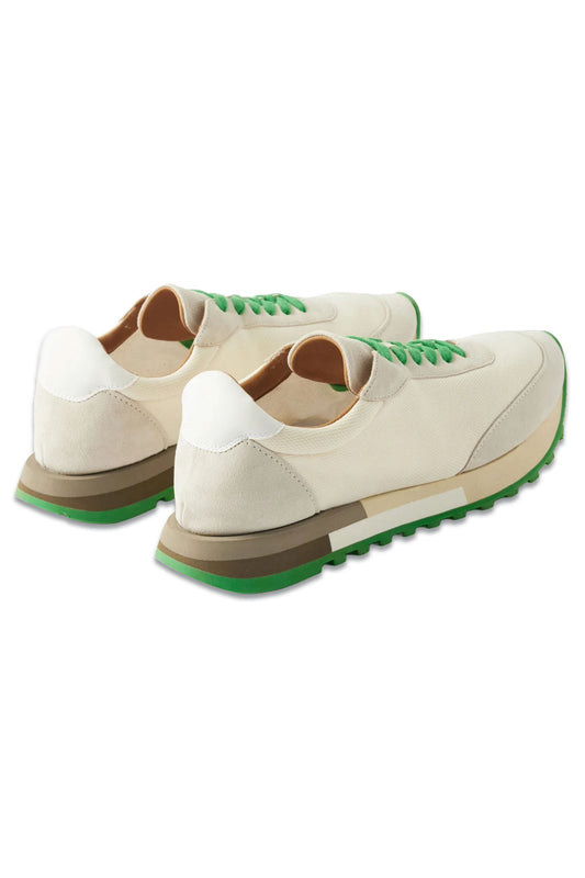 Owen Color-block Mesh And Suede Sneakers