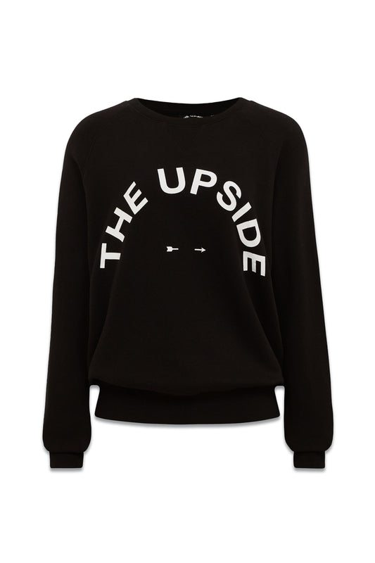The Upside Crew Neck Jumper In Black