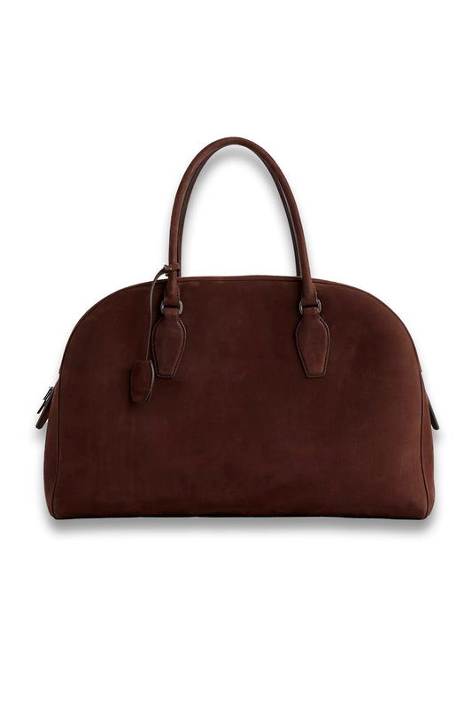 India 15.75 Suede Shoulder Bag