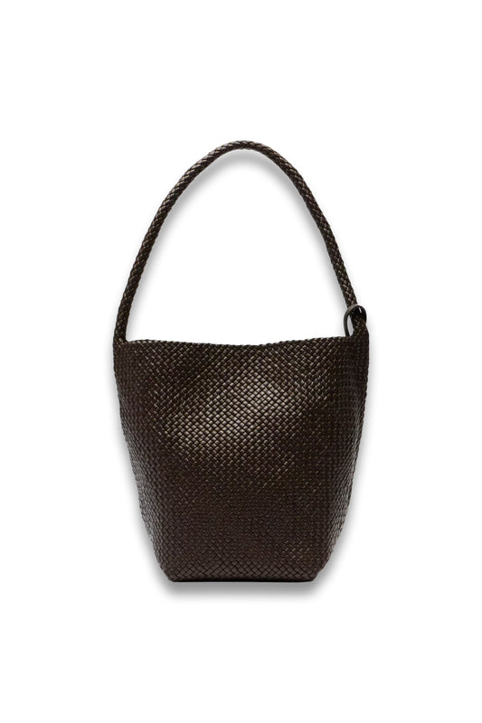 N/S Park Medium Woven Leather Shopper