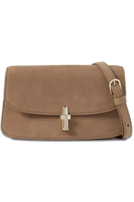 Sofia Mini Nubuck Shoulder Bag