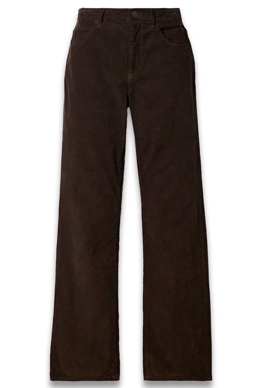 Carlyl Cotton-Corduroy Straight Leg Pants