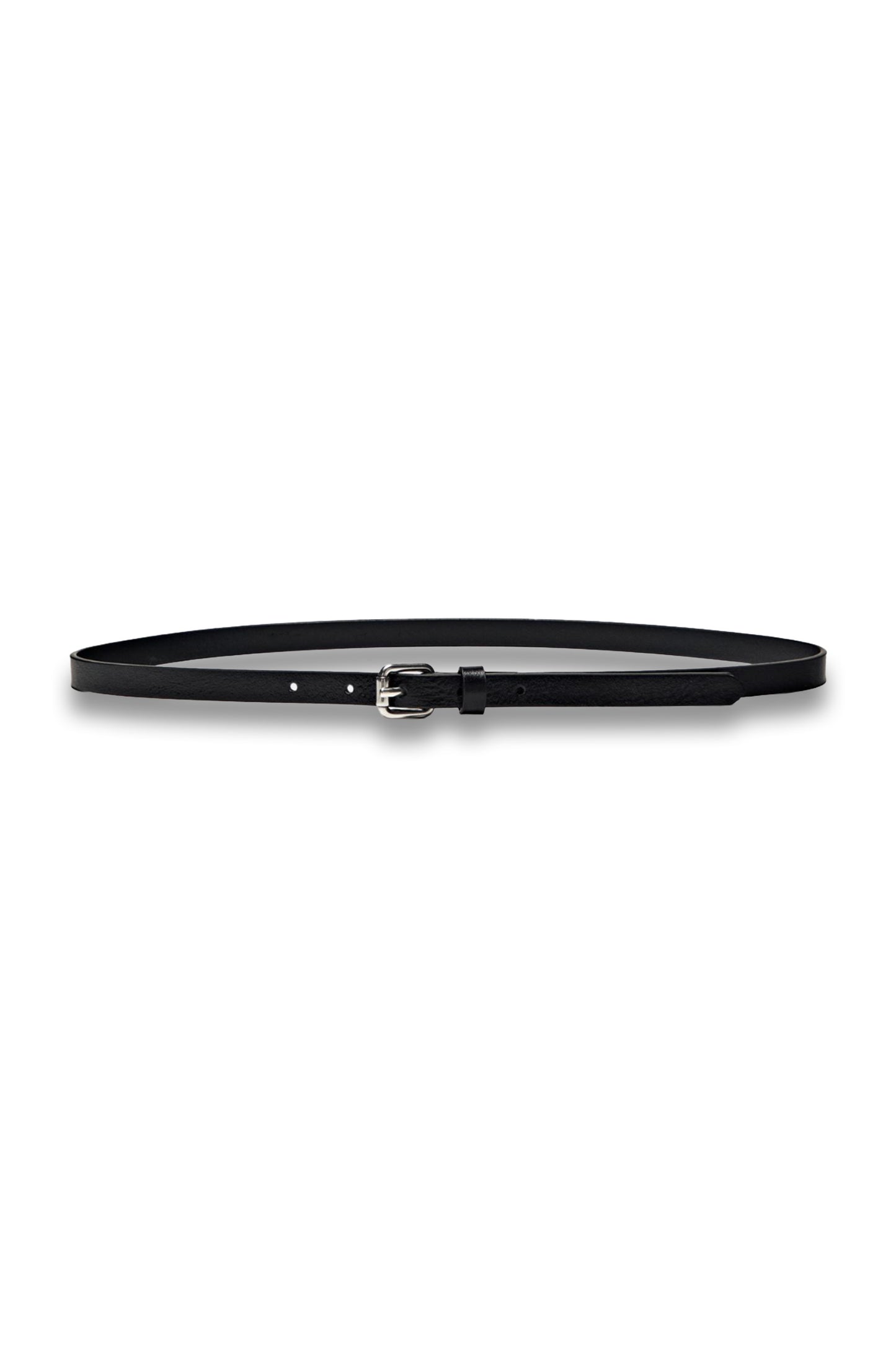 Leather Belt with Square Buckle