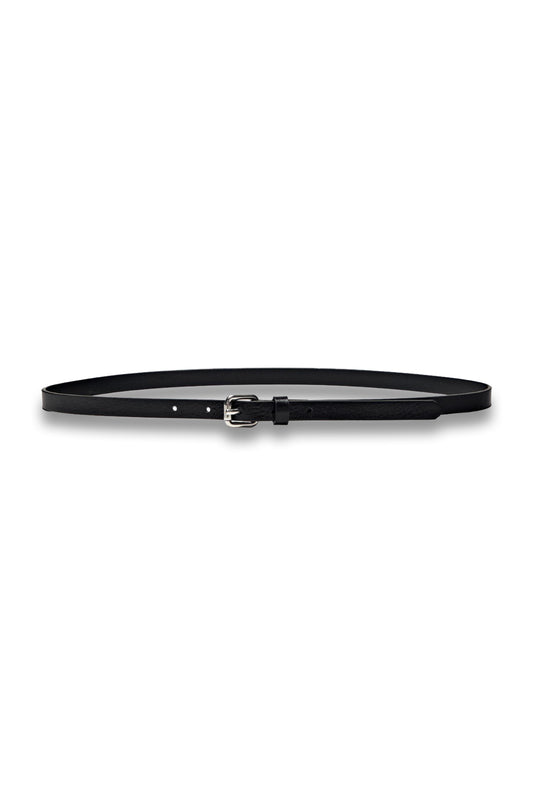 Leather Belt with Square Buckle