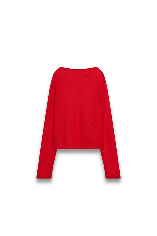 Rustic Open-knit Jumper