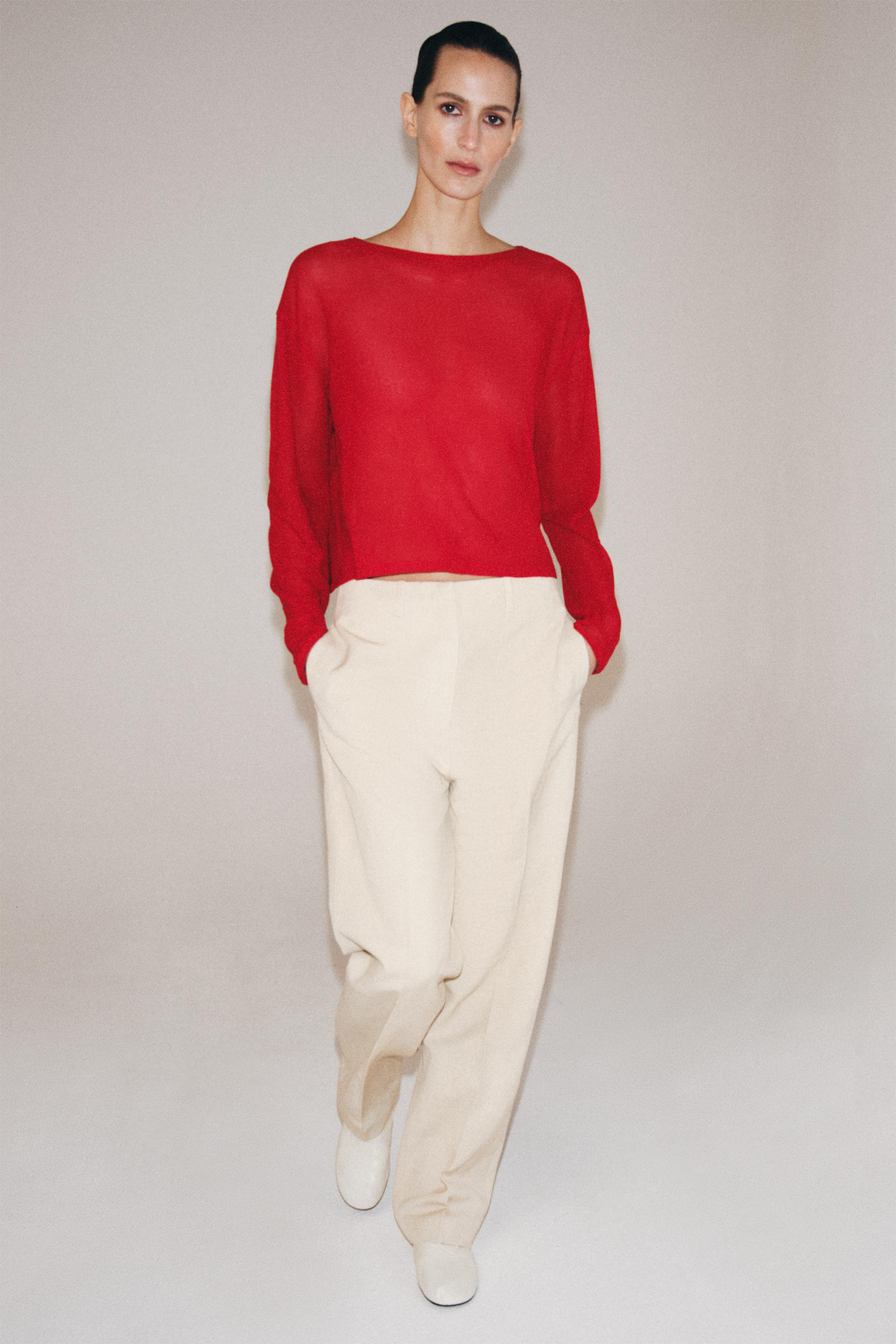 Rustic Open-knit Jumper