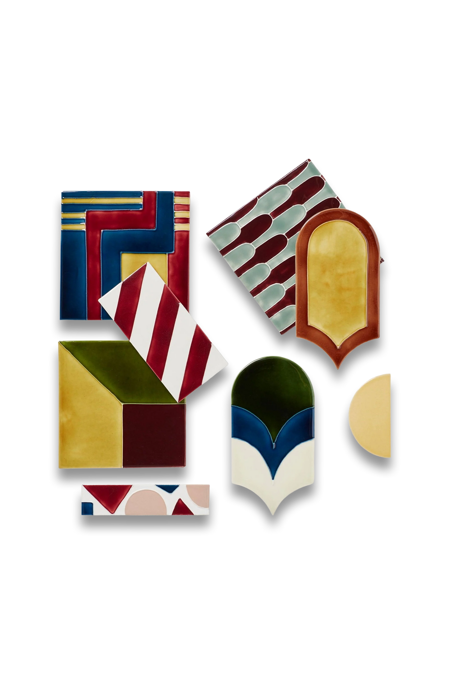 Hanley Tube Lined Decorative Tiles