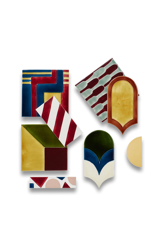 Hanley Tube Lined Decorative Tiles