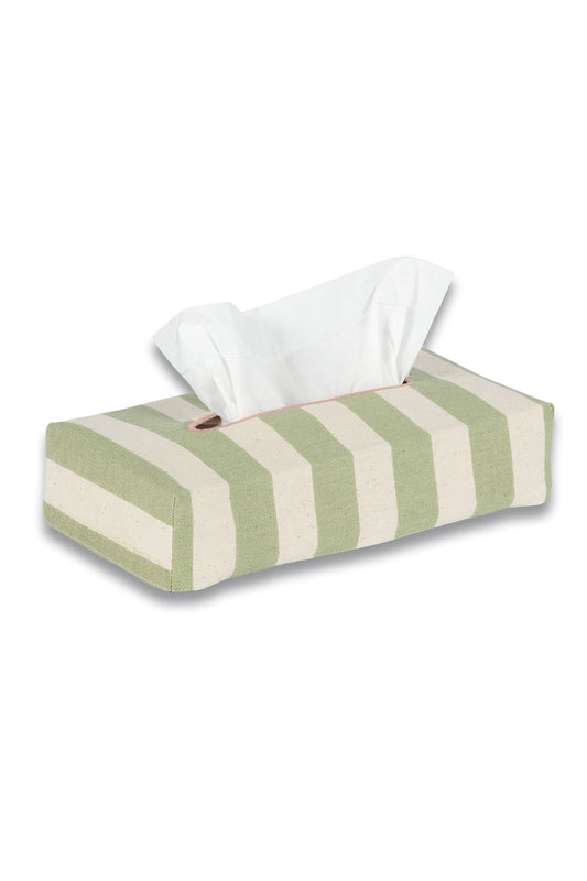 Skinny Tangier Stripe Tissue Box Cover