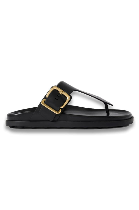 Buckled Leather Sandals