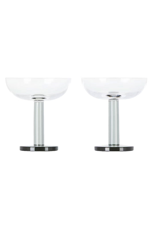 Black Puck Coupe Glasses Set