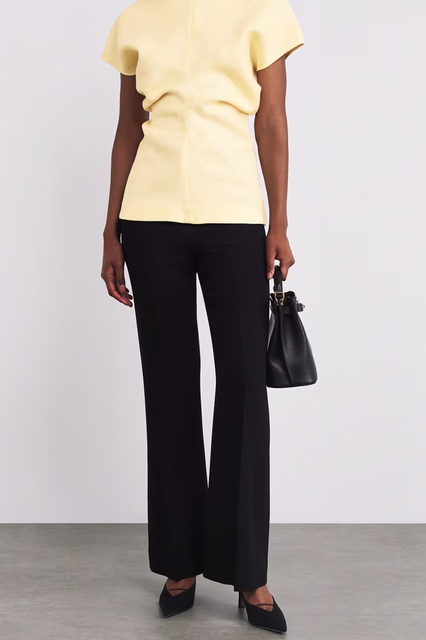 Pleated-Waist Top