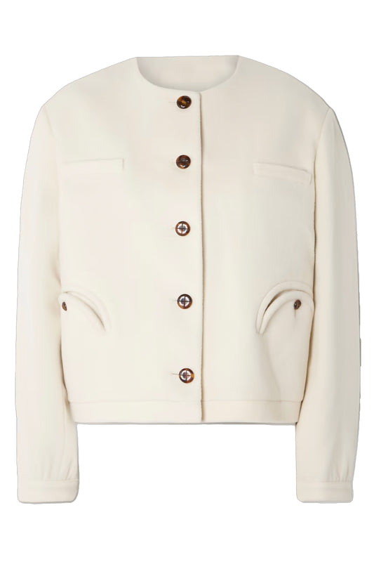 Gliss Wool-Blend Felt Jacket