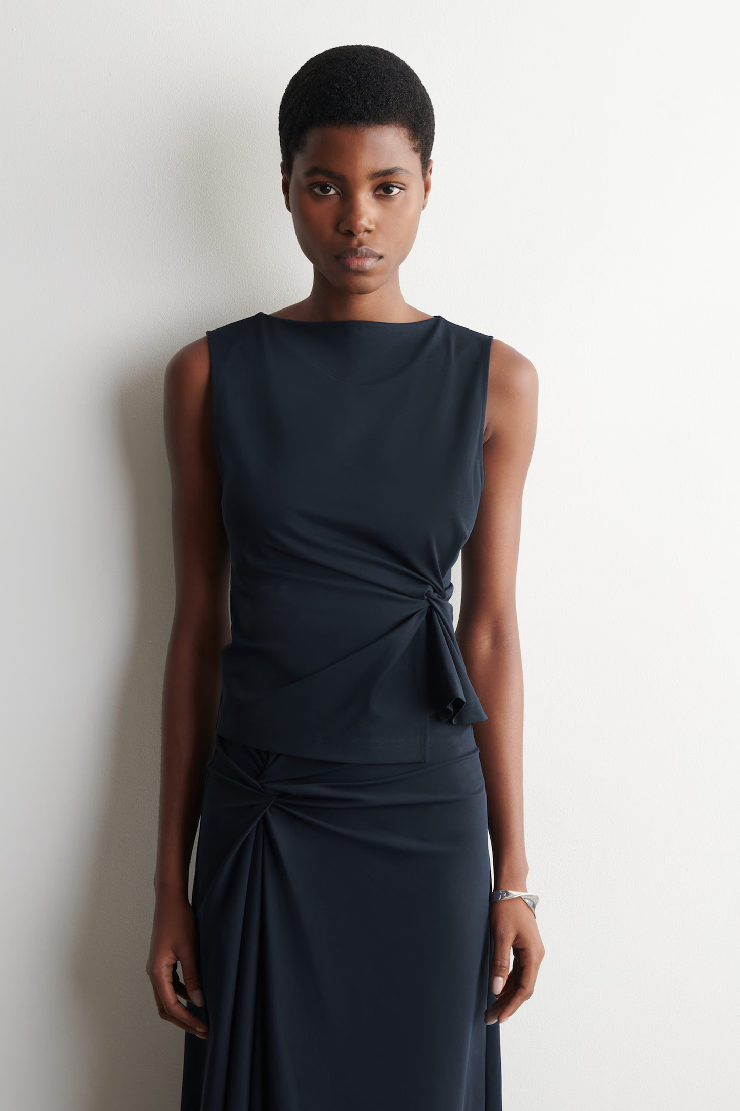 Twist-detail Jersey Top