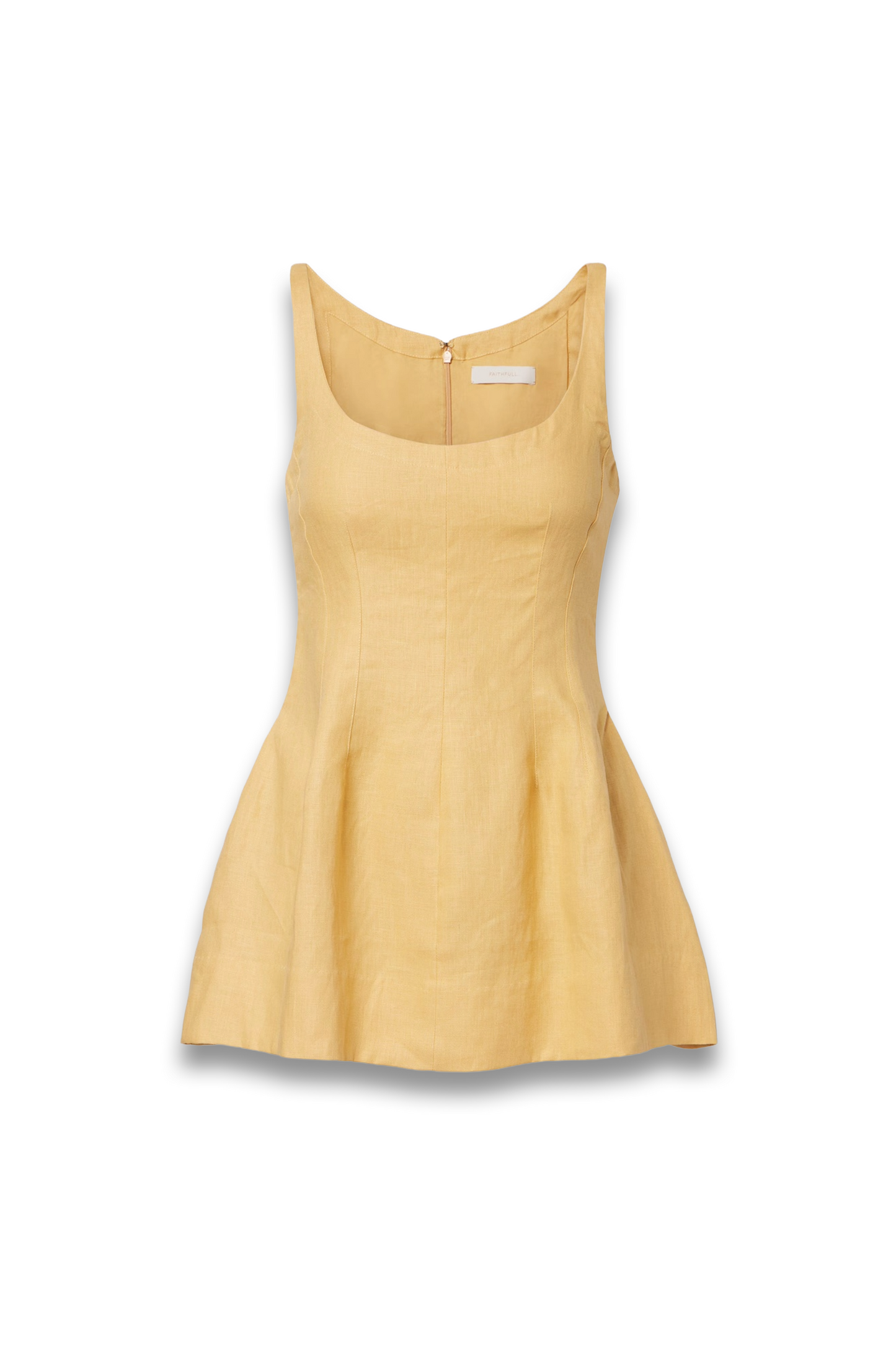 Syna Peplum Linen Top