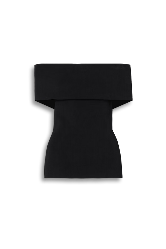 Off-the-shoulder jersey top