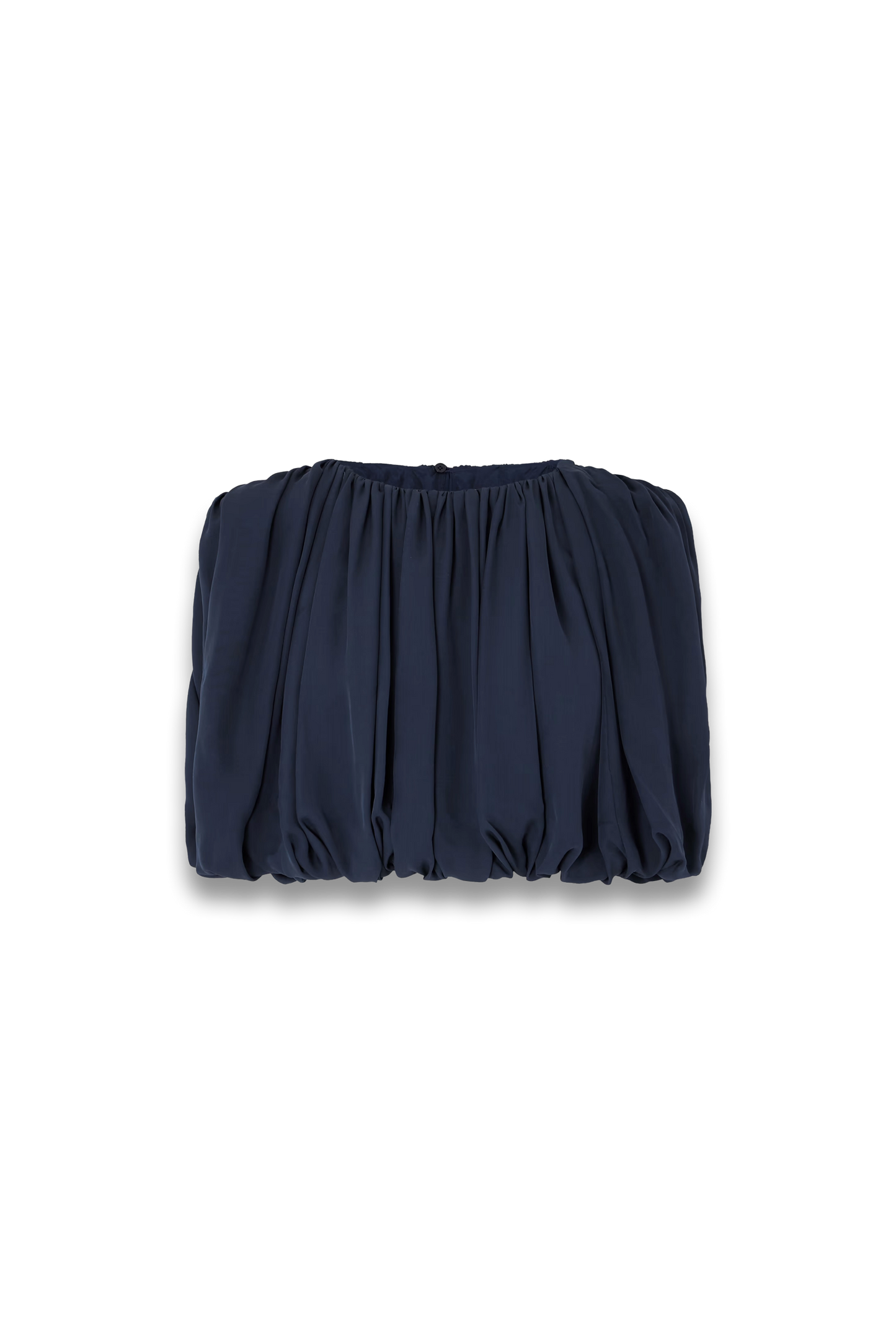 Penelope Pleated Silk-crepe Top