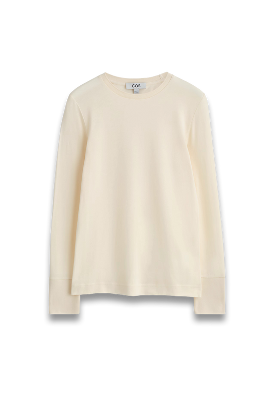 Cotton-jersey Long-sleeved Top