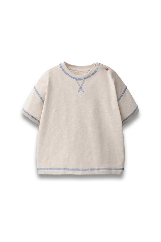 Topstitched T-shirt