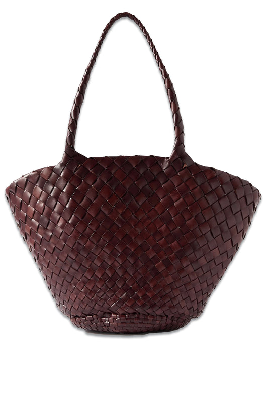 Egola woven leather tote