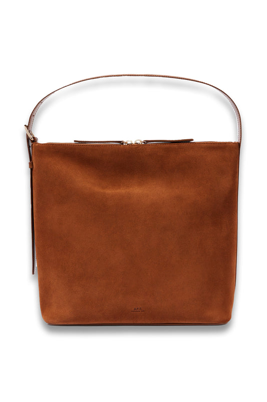 Vera suede tote bag