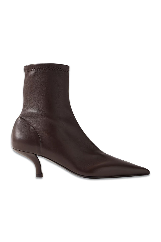 The Heeled Sock Leather Ankle Boots