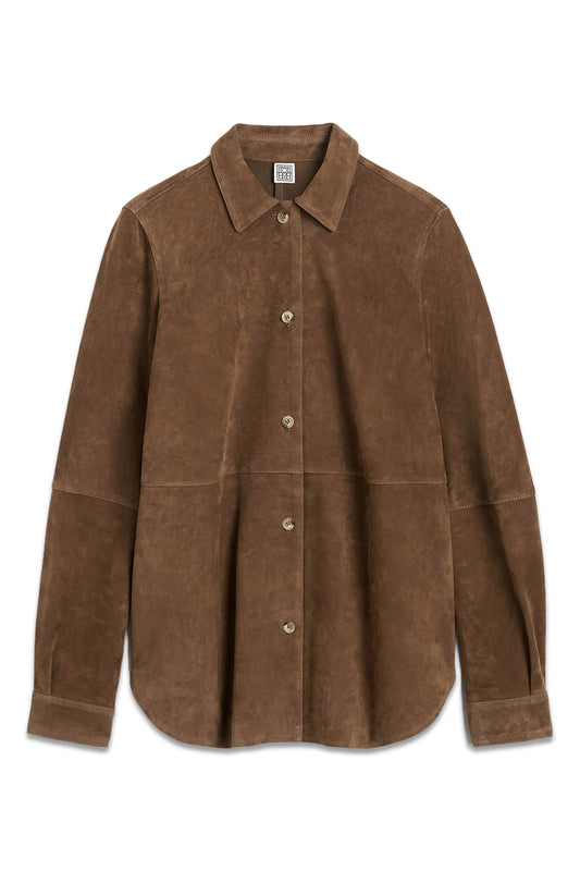 Soft Suede Shirt Tobacco