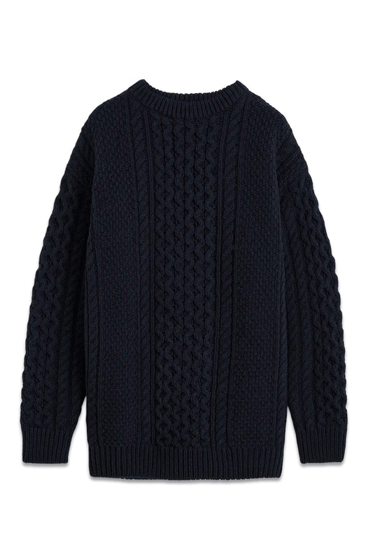 Chunky Cable-knit Wool Sweater