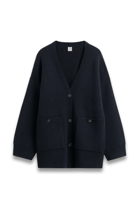 Longline Cardigan Navy