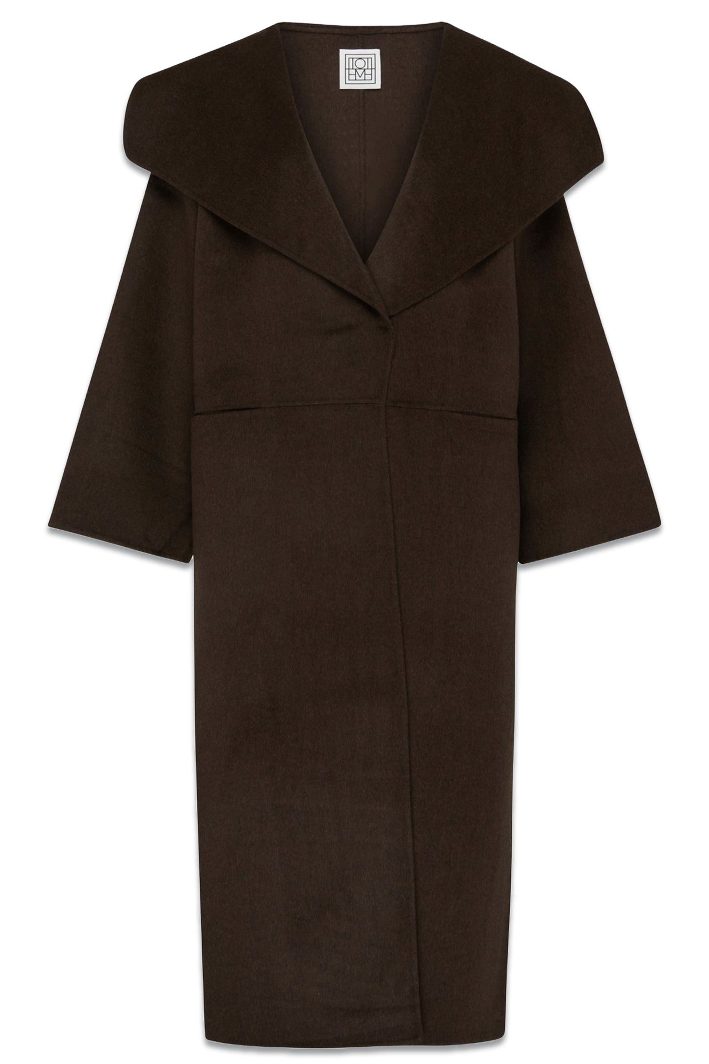 Oversized Wool-blend Felt Coat