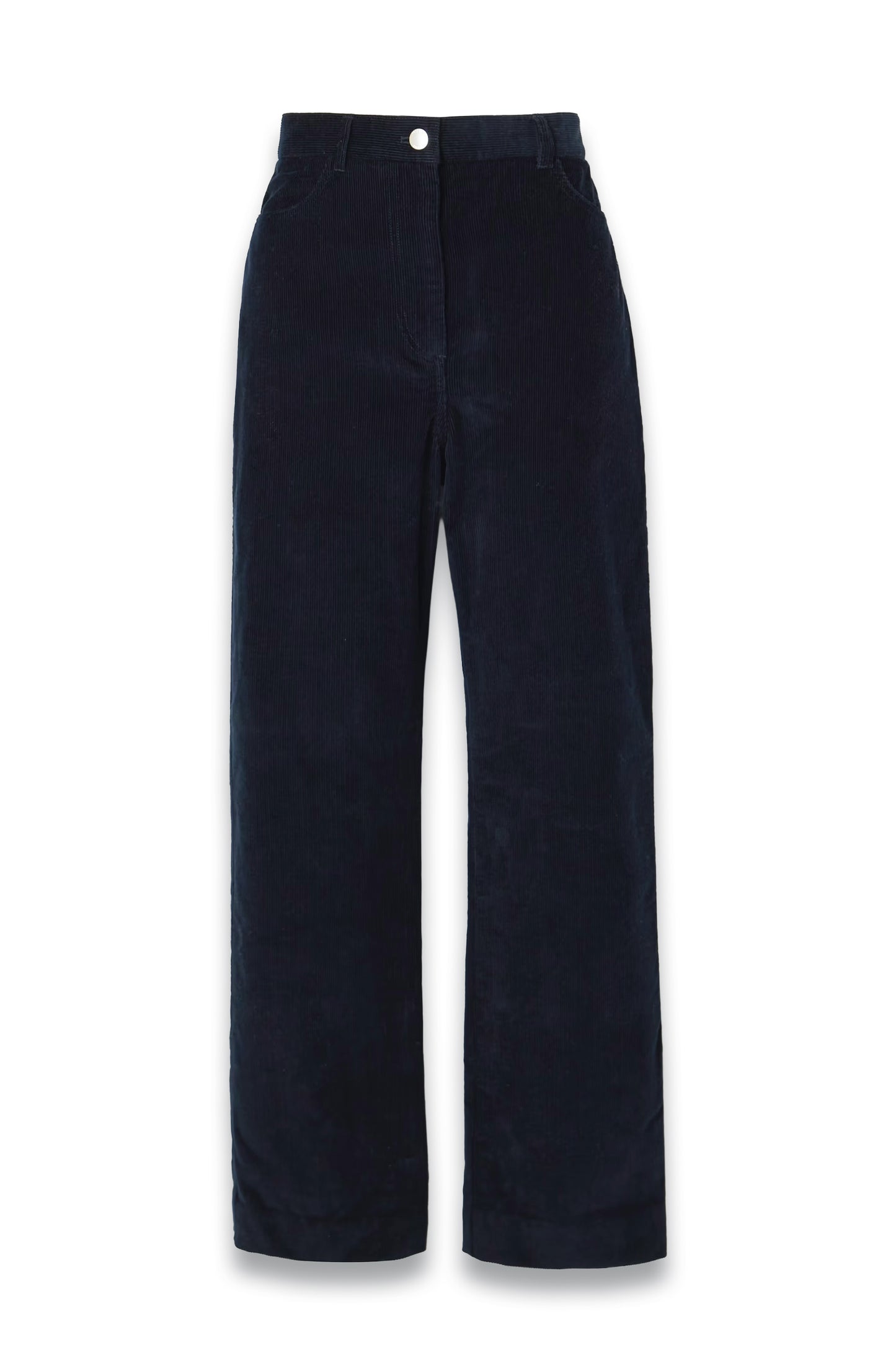 Cotton-corduroy Straight-leg Pants