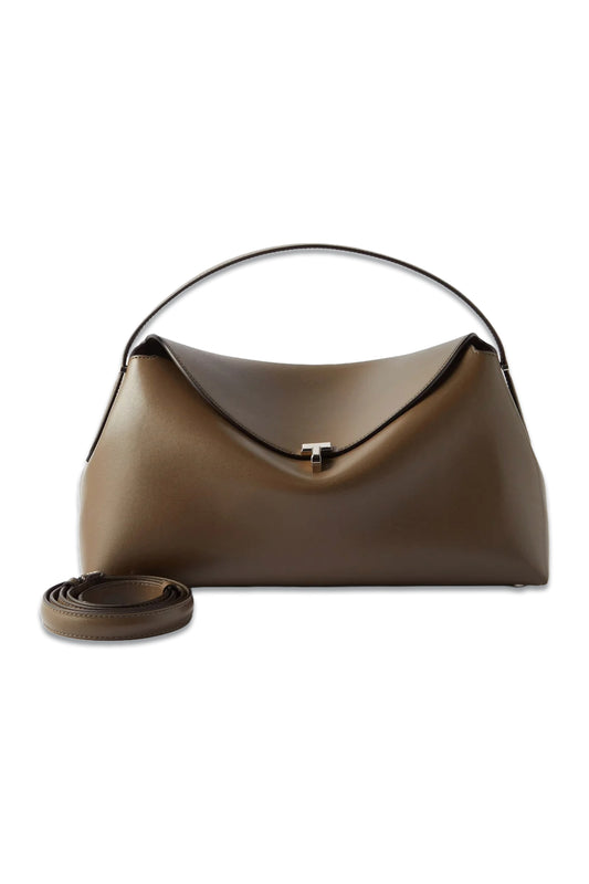 Large Grained-leather Cross-body Bag