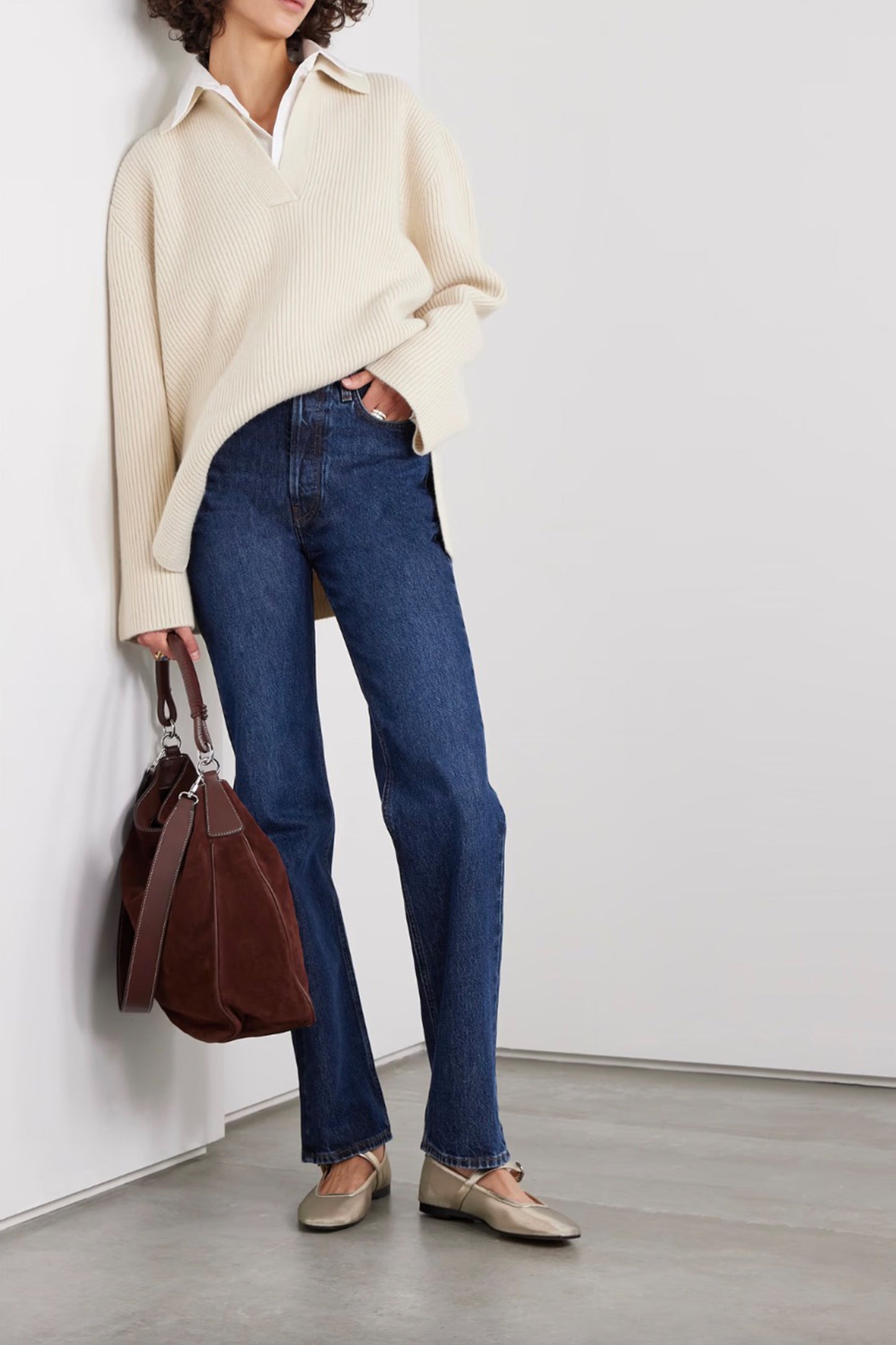 + NET SUSTAIN High-rise Straight-leg Jeans