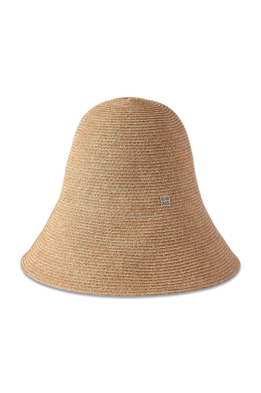 Embellished Straw Bucket Hat