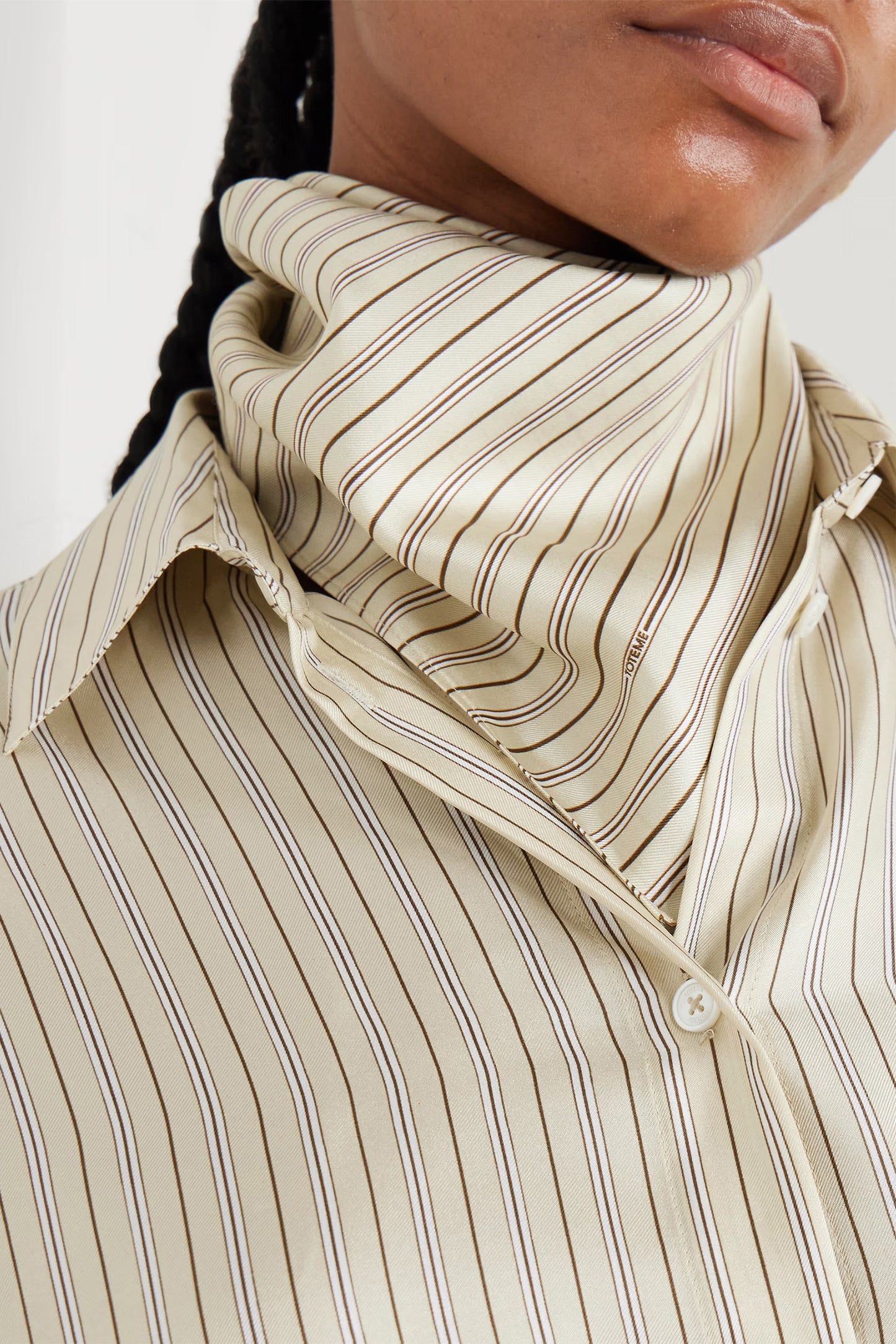 Signature Striped Silk-twill Scarf
