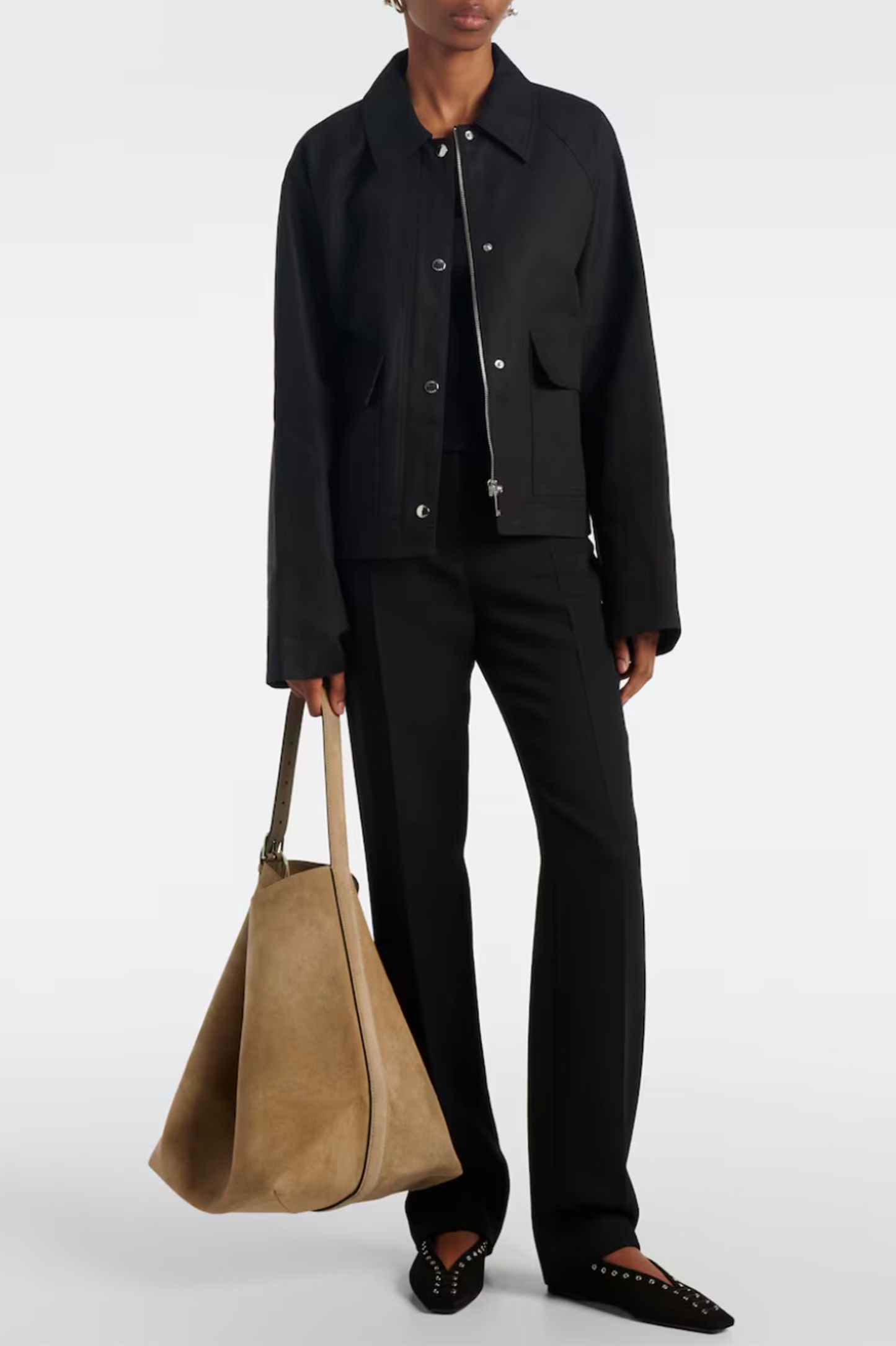 Suede Tote Bag