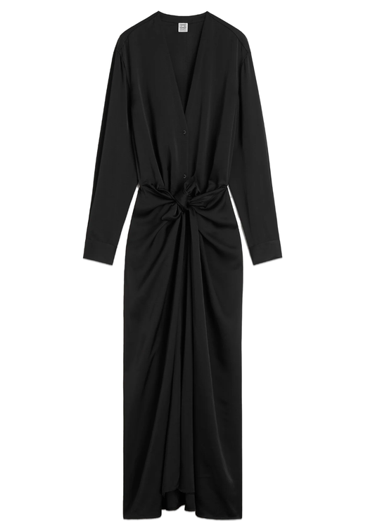 Black Knot Maxi Dress