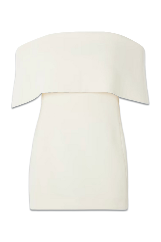Off-The-Shoulder Crepe Top